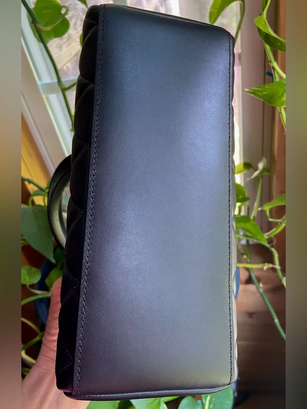 Kate Spade New York Carey Quilted Sullivan Satchel in Black Evening Bag NWOT